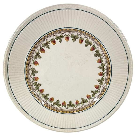 4 Wedgwood Strawberry Fruit Dessert Plates Etruria England 7.25” Dish Vintage - Picture 4 of 10